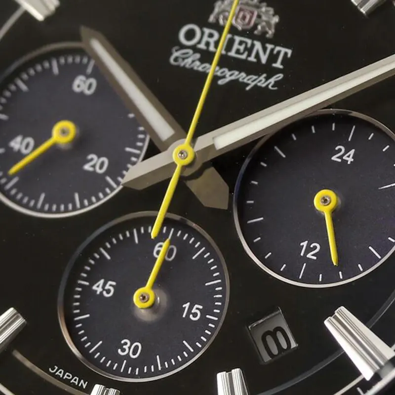 Orient Contemporary Solar Limited Edition Black Dial Men's Watch- RN-TX0307B